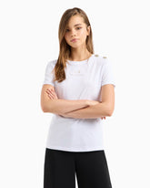 T-Shirt Women White Armani Exchange Camiseta
